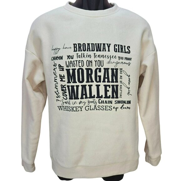 Morgan Wallen Graphic Sweatshirt Small Unbranded - Picture 1 of 6